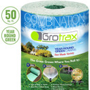 Grotrax Biodegradable Grass Seed Mat, Year Round Green - 50 Sq Ft Quick Fix Roll - All in One Growing Solution for Lawns, Dog Patches and Shade - Just Roll Water & Grow -Not Fake or Artificial Grass