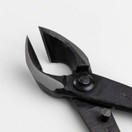 Hanafubuki Wazakukra Hand Forged Bonsai Concave Branch Cutter, Made in Japan 8inch(200mm), Japanese Gardening Tools, Straight Edge Black