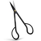 Hanafubuki Wazakura Satsuki Bonsai  Scissors Made in Japan 7inch( 180mm), Japanese Bonsai Garden Tools, Hasami Pruning Shears - Long Handle Black
