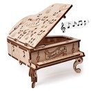 Wood Trick Toy Piano Music Box Moonlight Sonata, Wooden Musical Piano Toy Mini - 3D Wooden Puzzle, Assembly Toys, Brain Teaser for Adults & Kids