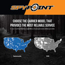 SPYPOINT LINK-MICRO-S-LTE Solar Cellular Trail Camera 4 LED Infrared Flash Game Camera with 80-foot Detection and Flash Range LTE-Capable Cellular Trail Camera 10MP 0.4-second Trigger Speed