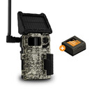 SPYPOINT LINK-MICRO-S-LTE Solar Cellular Trail Camera  4 LED Infrared Flash Game Camera with 80-foot Detection and Flash Range LTE-Capable Cellular Trail Camera 10MP 0.4-second Trigger Speed