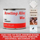 Bowling Alley Wax, Clear Paste Wax, 16 oz. Can