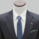 Stark Geometric  Sword  Blue Men's Tie