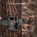 SPYPOINT LINK-MICRO-LTE Cellular Trail Camera 4 LED Infrared Flash Game Camera with 80-foot Detection and Flash Range LTE-Capable Cellular Trail Camera 10MP 0.5-second Trigger Speed Hunting Camera