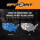 SPYPOINT LINK-MICRO-LTE-V Cellular Trail Camera 4 LED Infrared Flash Game Camera with 80-foot Detection and Flash Range LTE-Capable Cellular Trail Camera 10MP 0.5-second Trigger Speed Hunting Camera