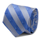 R2D2 Blue and  Grey Stripe Men's Tie