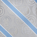 Marvel Comics Grey and  Blue Stripe Men's Tie