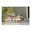 UGEARS 3D Puzzles Research Vessel - DIY Model Ship 3D - Exclusive Wooden Model Kits for Adults to Build - Unique and Creative Wooden Mechanical Models - Self Assembly Woodcraft Construction Kits