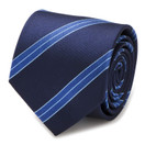 Enterprise  Flight  Blue  Stripe Men's Tie