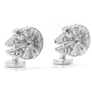 Cufflinks Inc. Men's Star  Wars Millenium Falcon Blueprint Cufflinks