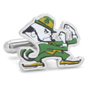 Notre Dame University Fighting Leprechaun Cufflinks