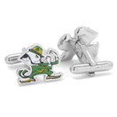 Notre Dame University Fighting Leprechaun Cufflinks