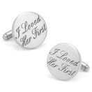 Cufflinks, Inc. Wedding Series  I Loved Her First Cufflinks