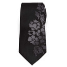 R2D2 Floral Black Men's Tie							