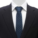 Millennium Falcon Dot Blue Men's Tie							