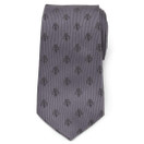 Mandalorian Gray Silk Men's Tie							