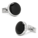 Cufflinks Inc. Men's Onyx I Love You Stainless Steel Cufflinks Brown One Size