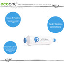 EcoOne | Outdoor & Indoor Water Hose Filter | Home & Garden Water Pu...cale | Under Sink Water Filter  | Travel Water Filter | Single Filter