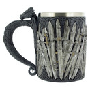 Pacific Giftware Legends of The Swords Game of Sword Thrones Dragon Mug Tankard - 13oz