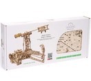 UGEARS Aviator Wooden Model for Assembling 3D Brainteaser Adults and Teens Craft Kit Gift - Engineered Wood