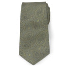 Cufflinks Inc Yoda Paisley Sage Green Silk Men's Tie