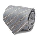 Darth Vader Modern Stripe  Gray Mens Tie