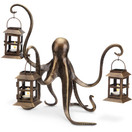 Spi Home Octopus Lantern,Brown,13.5 x 18 x 15 inches
