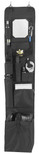 Police Style Hanging Locker or Closet Door Organizer 11" x 52" - Locker Org, Black