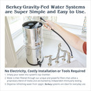 Royal Berkey with 2 Black Filters and 2 PF-2 Fluoride Filters, 3.25 Gal - Silver