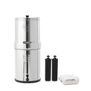 Royal Berkey with 2 Black Filters and 2 PF-2 Fluoride Filters, 3.25 Gal - Silver