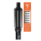 Tion Brush Iron 3/4" Ceramic Ionic Hot Curl Heat Roller Brush Hair Iron, Black