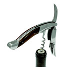 Legnoart Ghemme Grand Crue Stainless Steel Sommelier Corkscrew with Wenge Wood Handle (Brown)