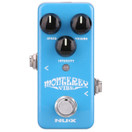 NUX Monterey Vibe Guitar, Effects Pedal with an optional Tremolo Effect Firmware Upgradable True Bypass (Blue)