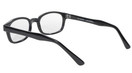 Pacific Coast Original KD's Biker Sunglasses (Black Frame/Clear Lens)