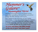 Hummers Galore, Hummingbird Food, All Natural Hummingbird Nectar for Healthy Hummingbirds, 3 Boxes of 4 Packets each 192oz