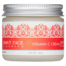 Vitamin C Cream Hyaluronic Acid, B3 and E by About Face Organics | Daily Vitamin C for Face | 84% Organic | Paraben & Cruelty Free