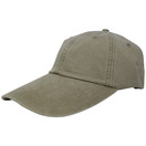 Sunbuster Extra Long Bill 100% Washed Cotton Cap w/ Leather Adjustable Strap