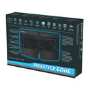 KINESIS Freestyle Edge Split Mechanical Keyboard, MX Blue Matte Black