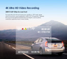VIOFO A129 Pro 4K Dash Cam 3840x2160P Ultra HD 4K Dash Camera Sony 8MP Sensor GPS Wi-Fi, Buffered Parking Mode, G-Sensor, Motion Detection, WDR, Loop Recording, LCD Display