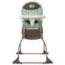 Cosco Simple Fold High Chair with 3-Position Tray (Elephant Squares)