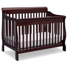 Delta Children Canton 4-in-1 Convertible Crib - Easy to Assemble, Espresso Cherry