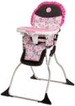 Disney Baby Minnie Mouse Simple Fold Plus High Chair with 3-Position Tray (Garden Delight)