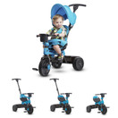 Joovy Tricycoo 4.1 Kid's Tricycle, Push Tricycle, Toddler Trike, Blue