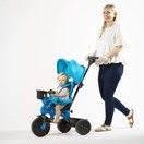 Joovy Tricycoo 4.1 Kid's Tricycle, Push Tricycle, Toddler Trike, Blue