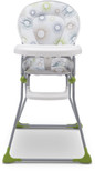 Delta Children EZ-Fold High Chair for Babies and Toddlers - Compact High Chair with Adjustable Tray, Starburst