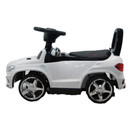 Best Ride-On Cars Baby Toddler 4-in-1 Mercedes Push Car Stroller w/ Led Lights for Ages 1-3, White