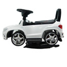 Best Ride-On Cars Baby Toddler 4-in-1 Mercedes Push Car Stroller w/ Led Lights for Ages 1-3, White