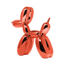 GTP | Green Tree Products | Balloon Dog - Large - Dog Sculpture | 10"H x 9.5"L x 3"W inches (Red)