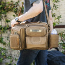 TBG Mens Tactical Diaper Bag SET w/Changing Mat, Bottle Pouch, Dump Pouch
